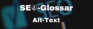 Alt-Text SEO Glossarbeitrag von RocketRank SEO