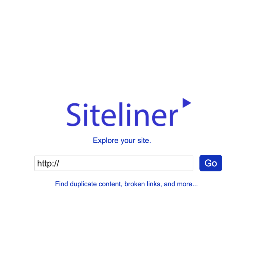 Siteliner website zur Identifikation von Doppelten Inhalten